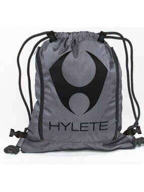 Hylete Icon XL Convertible Backpack Black Gray Zip Up Drawstring Bag Heavy Duty